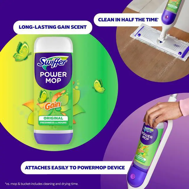 Alt view image 5 of 5 - 25.3 fl oz All-Purpose Floor Cleaning Liquid Refill, Breaks Down Sticky Messes, No Rinsing Required