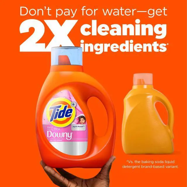 Alt view image 3 of 5 - 27 fl oz April Fresh Laundry Detergent Infused with Downy Freshness, Easy-Pour Measuring Cap for Household Washing