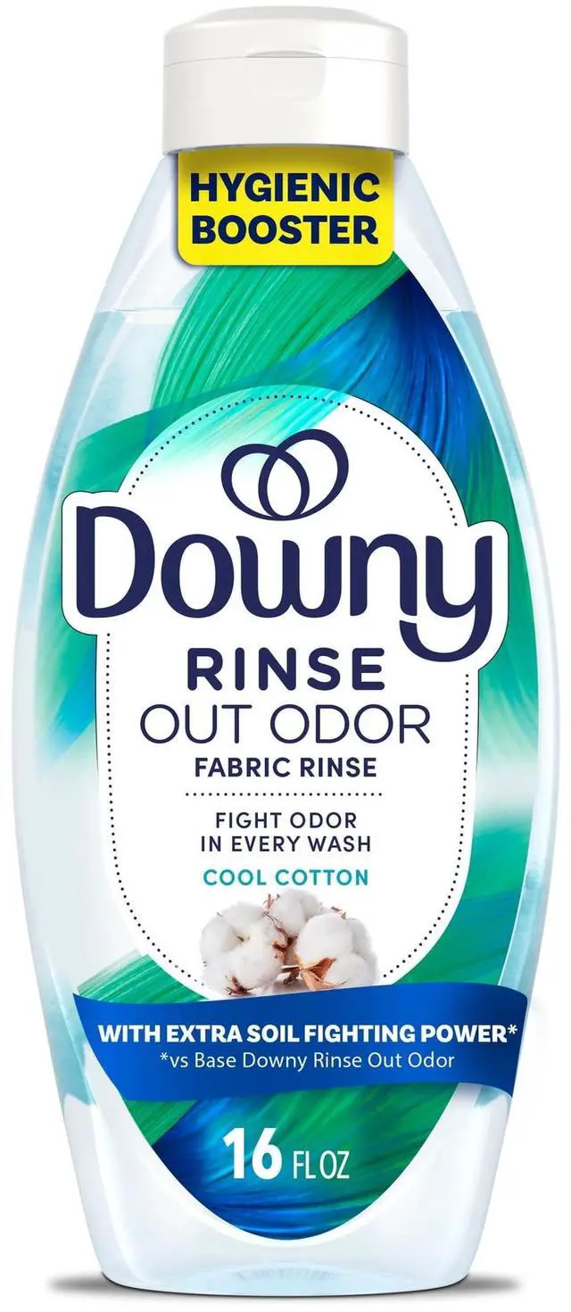 Alt view image 2 of 5 - Rinse Out Odor Laundry Rinse Cool Cotton Scent 16 fl oz, Fabric Odor Remover, Dye-Free for All Washable Fabrics