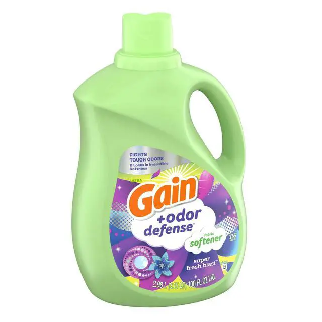 Alt view image 2 of 5 - Odor Defense Liquid Fabric Softener Super Fresh Blast 100 fl oz, 136 Loads, Dye-Free, All Fabric & Washer Compatible