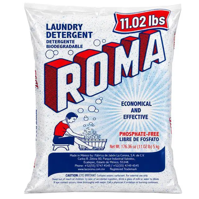 Alt view image 3 of 4 - Heavy Duty Powder Laundry Detergent 11.02 lbs, Removes Grease, Dirt & Stains, Phosphate-Free Biodegradable Formula