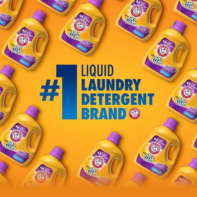Alt view image 3 of 4 - 200.2 fl oz Liquid Laundry Detergent Fresh Burst Scent, Odor Blasters & OxiClean Formula, Deep Clean for Household Laundry