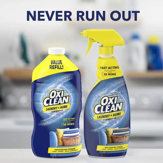 Alt view image 2 of 5 - OxiClean Laundry Stain Remover Spray 21.5 fl oz, Oxygen-Powered Formula, Color Safe for Fabrics & Upholstery