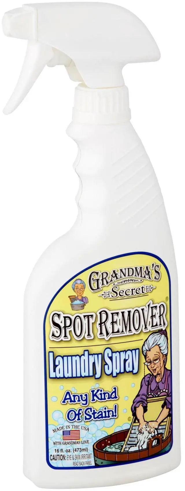 Main image of 16 fl oz Fabric Pre-Treat Stain Remover Spray, Works on Grease, Makeup, Grass, Coffee and Rust
