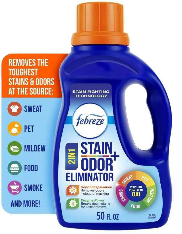 Main image of 50 fl oz Laundry Odor Eliminator with Oxi Power, Fresh Scent Booster, Eliminates Sweat, Smoke & Food Odors