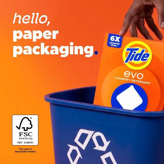 Alt view image 2 of 5 - 16 Ct Concentrated Laundry Detergent Tiles, Spring Blast Floral Fresh Scent, PlasticFree Lightweight Packaging