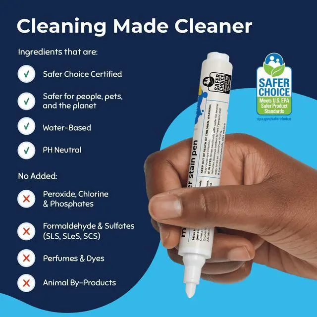 Alt view image 2 of 5 - 3 Count Portable Stain Remover Pens, EPA Safer Choice Certified, Works on Clothes, Carpets and Furniture