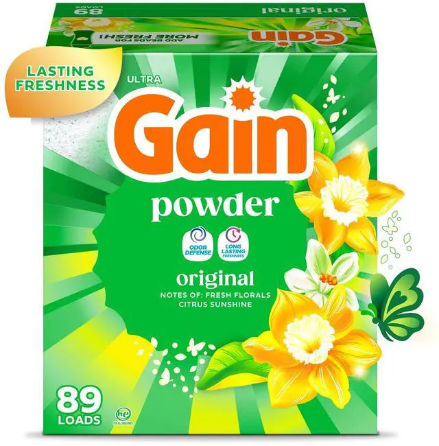 Alt view image 2 of 5 - 82 oz Original Scent Powder Laundry Detergent, Fabric Brightening & LongLasting Freshness, 89 Laundry Loads