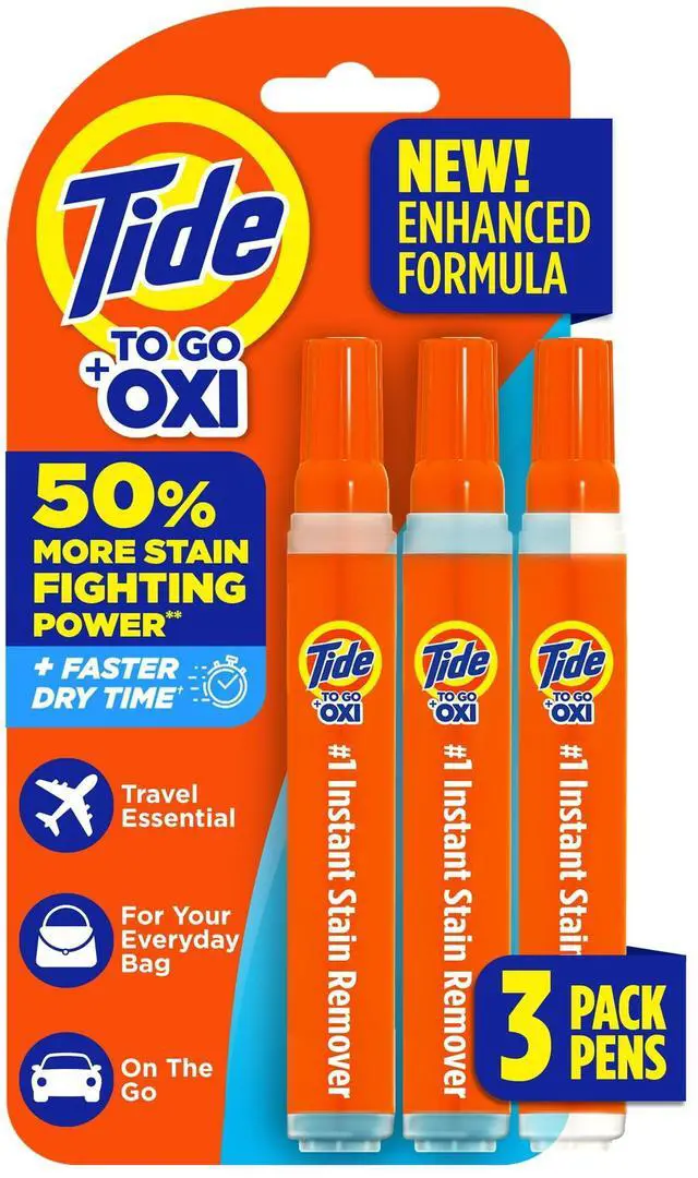 Main image of 3 Pack Portable Stain Remover Pens Fresh Scent, PocketFriendly Emergency Stain Treatment for Clothes & Carpets