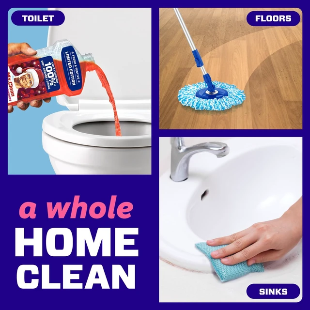 Alt view image 2 of 4 - 41 fl oz Frosted Cranberry Scent AllPurpose Cleaning Liquid, Floor Mop Soap, Safe for Diluted Use on Finished Wood Floors