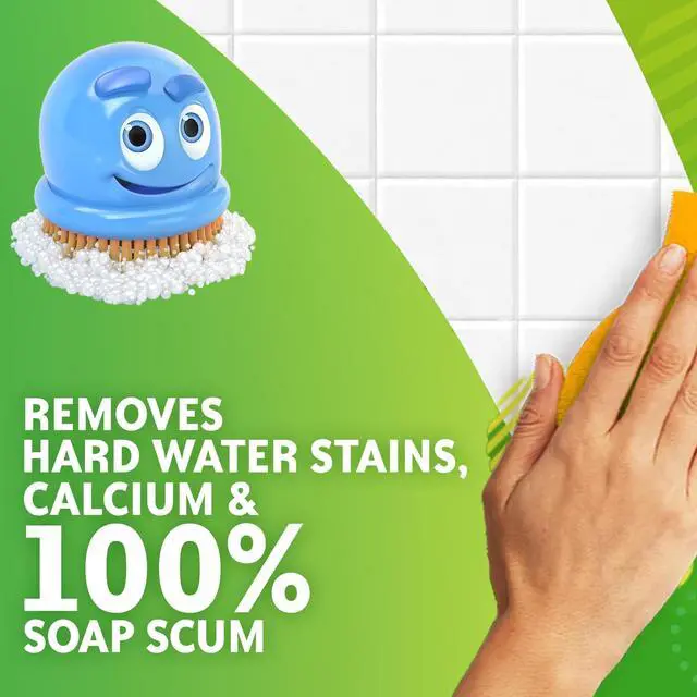 Alt view image 4 of 5 - Scrubbing Bubbles Mega Shower Foamer Aerosol Rainshower Scent 20 oz, WideSpray Foaming Bathroom Cleaner for Tub, Tile & Shower