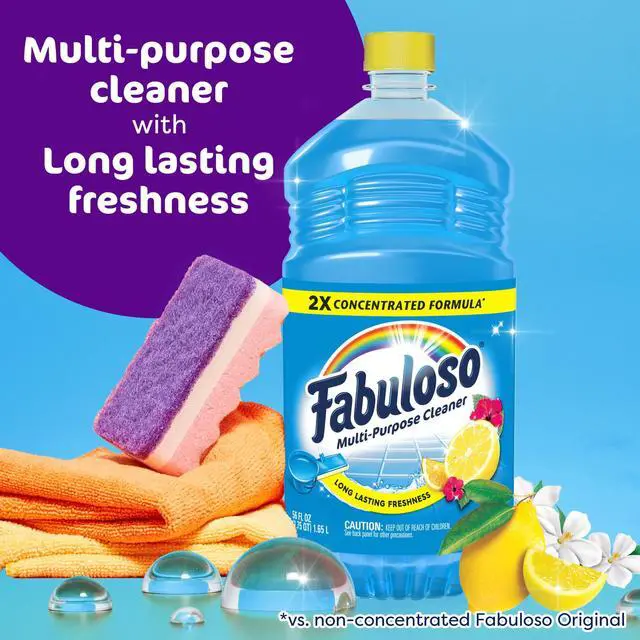 Alt view image 2 of 5 - 56 fl oz Tropical Spring Scent AllPurpose Cleaning Liquid, MultiSurface for Floors, Counters, Bathrooms & Furniture