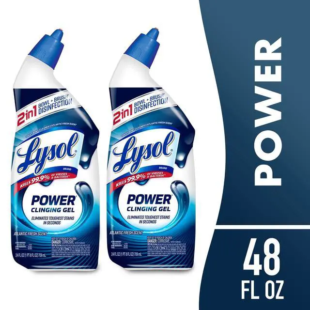 Alt view image 3 of 4 - 2Pack NoBleach Toilet Bowl Cleaning Gel, AngledNeck Bottle for UnderRim Application, SepticSafe Bathroom Cleaner