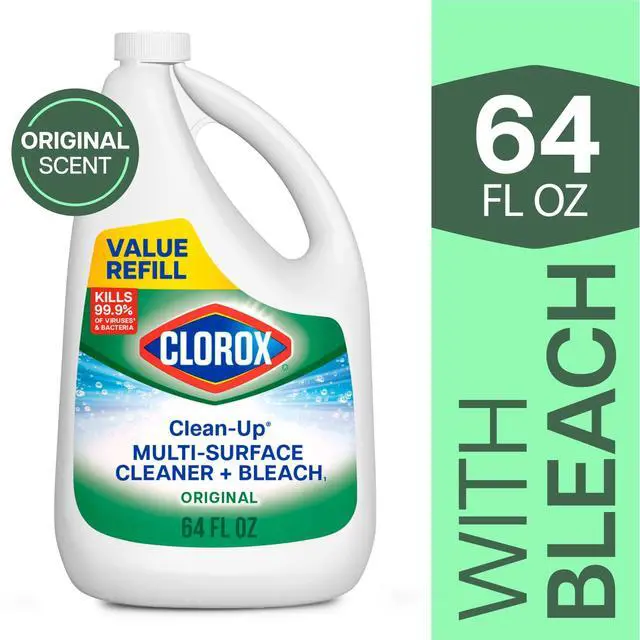 Alt view image 3 of 4 - 64 fl oz Original Scent BleachContaining Cleaner Refill, Targets Mold, Stains & Odors for Shower, Tub, Sink & Countertops