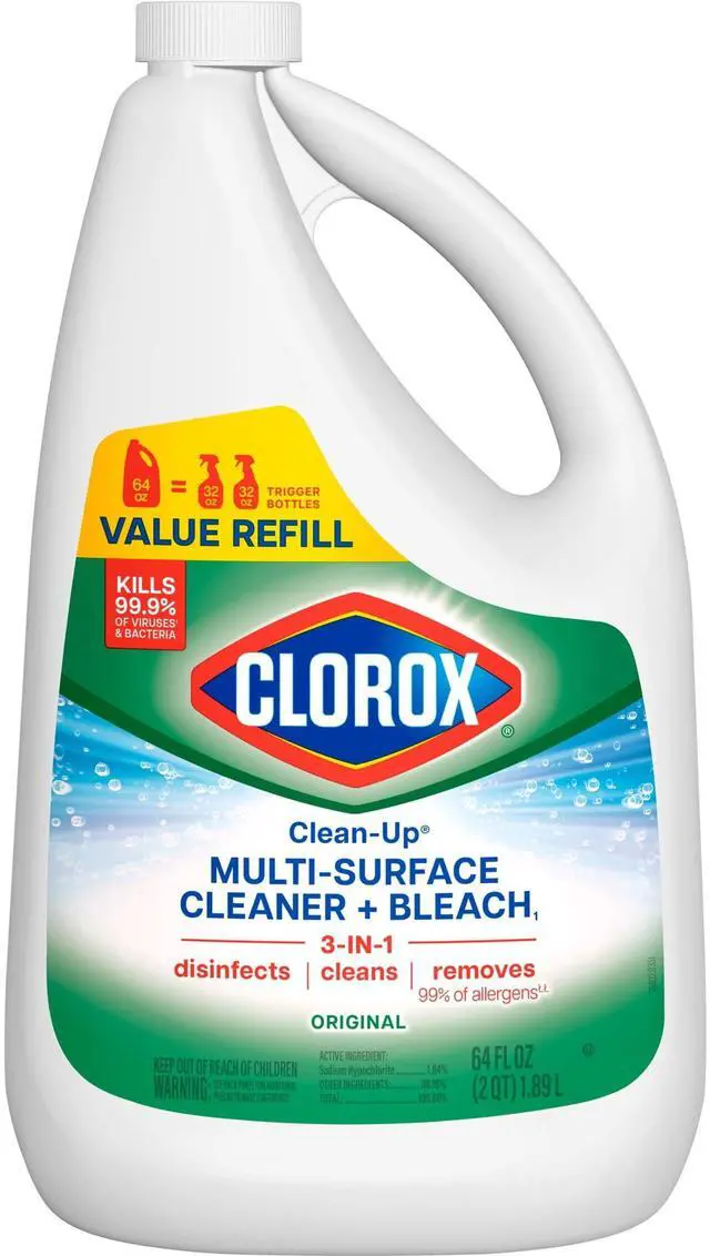 Main image of 64 fl oz Original Scent BleachContaining Cleaner Refill, Targets Mold, Stains & Odors for Shower, Tub, Sink & Countertops