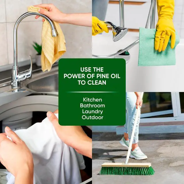 Alt view image 2 of 4 - 128 fl oz Fresh Pine Scent 2X Concentrate AllPurpose Cleaning Liquid, Biodegradable, For Tile, Vinyl, Linoleum & Metal Surfaces