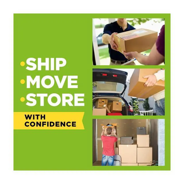 Alt view image 4 of 4 - Clear HeavyDuty Packing Tape Roll, EasyStart NoSplitting Design, Secure BoxSealing Tape for Home, Office and Shipping Use