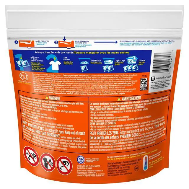 Alt view image 3 of 5 - Tide PODS Concentrated Laundry Detergent Pacs Original Scent 14Count, 3in1 StainRemoving, OdorFighting & ColorProtecting SingleUse Pods