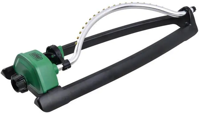 Main image of Expert Gardener Oscillating Lawn Sprinkler, Up to 3700 Sq Ft Coverage, AdjustableFlow Yard Water Sprinkler with Polymer Sled Base & 17 Precision Jets