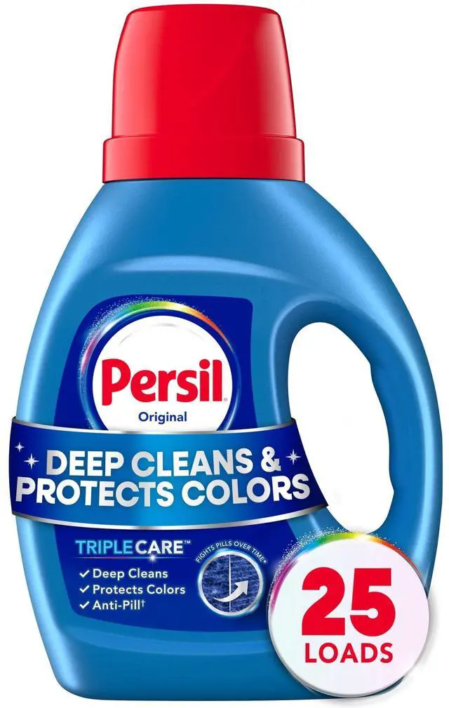 Main image of 34 fl oz OriginalScent DeepClean Liquid Laundry Detergent, Helps Whiten Brighten Fabrics & Reduce Pilling, 25Load Home Laundry Supply