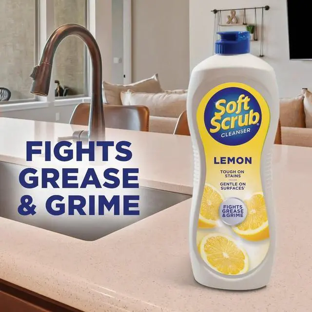 Alt view image 5 of 6 - 24 oz LemonFragrance MultiPurpose Cleanser, Tough on Stains Gentle on Surfaces, Works on Porcelain, Ceramic, Stainless Steel & GlassTop Stoves