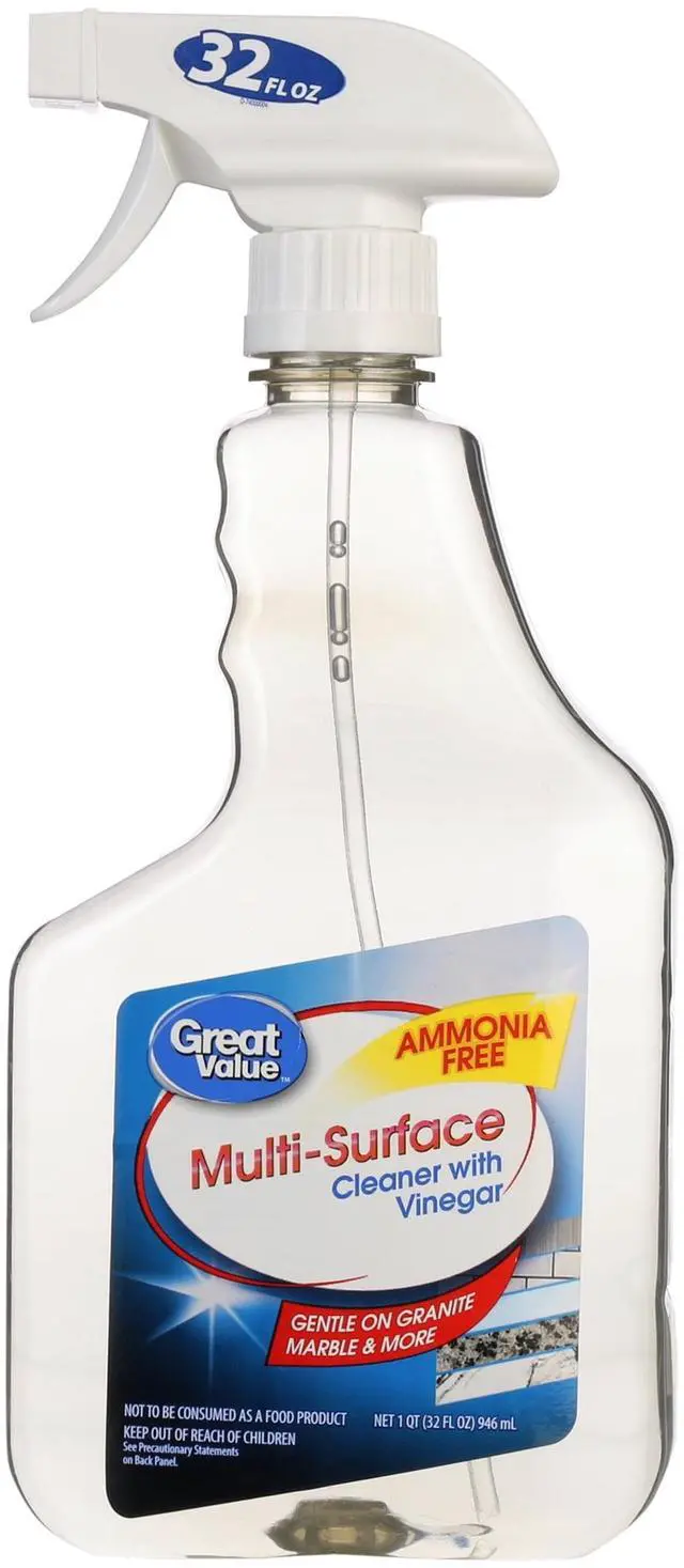 Alt view image 2 of 2 - 32 fl oz Unscented MultiSurface Cleaning Spray with Vinegar, AmmoniaFree Formula for Fast & Simple Household Surface Cleanup
