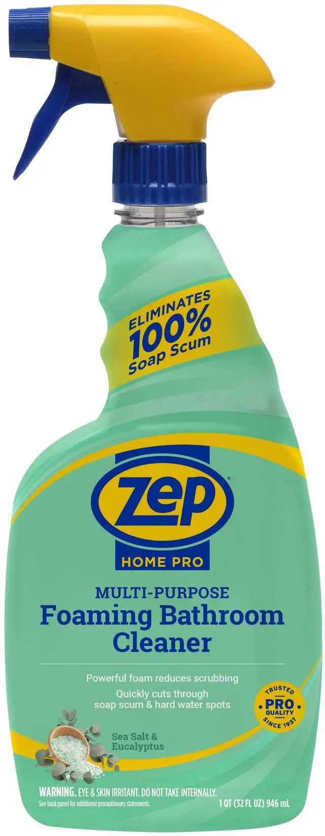 Main image of 32 fl oz Foaming Bathroom Cleaning Solution, LowScrub Formula for Showerheads, Glass Doors, Tubs, Acrylic, Fiberglass & Porcelain Surfaces