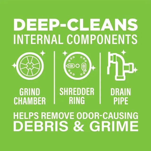 Alt view image 2 of 5 - 3Pack CitrusScent Disposal Cleaning Tablets, Dissolves BuiltUp Food Debris & Grime to Freshen InSink Garbage Disposal Systems