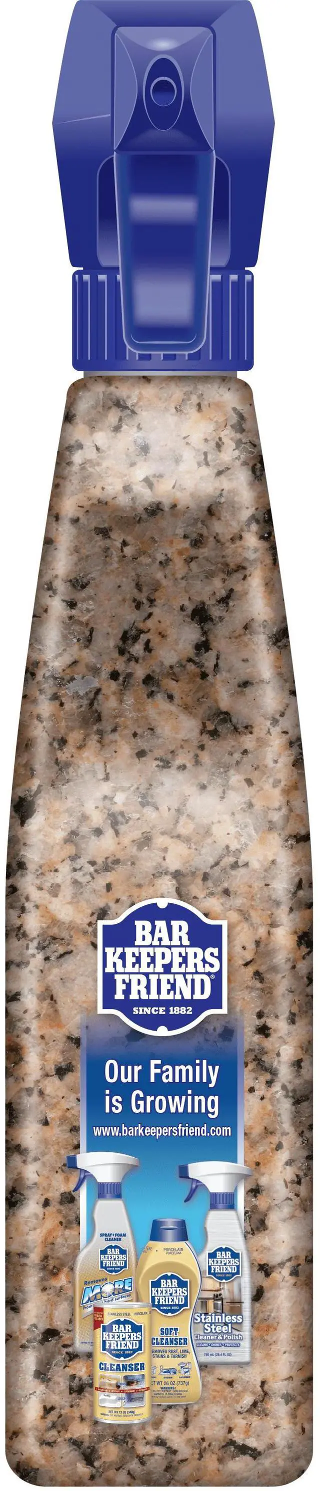 Alt view image 6 of 7 - 25.4 fl oz MultiPurpose Granite & Stone Care Spray, for Routine Wiping and Heavy Greasy Soil Treatment on Indoor Stone Countertop Surfaces