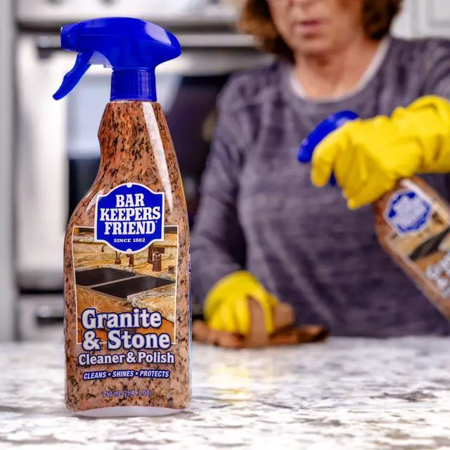 Alt view image 5 of 7 - 25.4 fl oz MultiPurpose Granite & Stone Care Spray, for Routine Wiping and Heavy Greasy Soil Treatment on Indoor Stone Countertop Surfaces