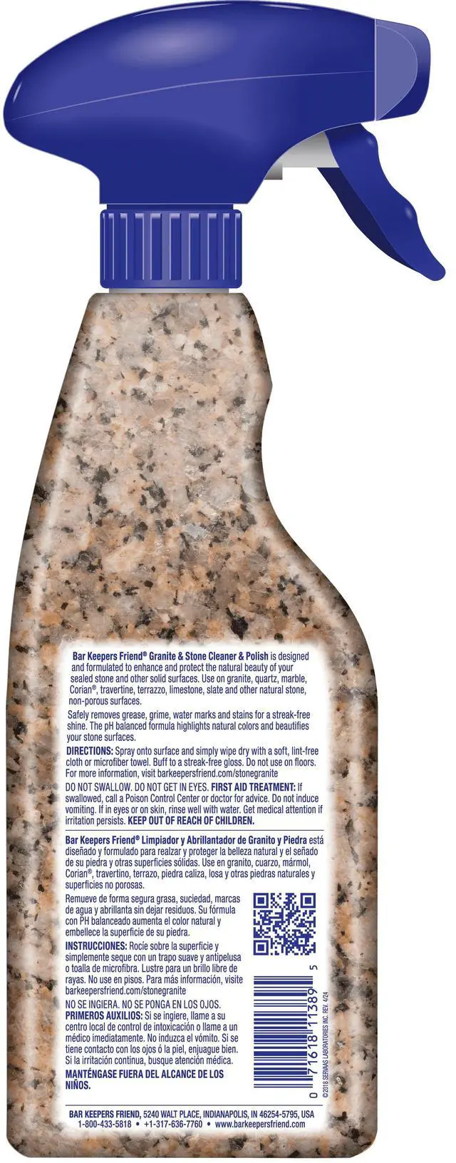 Alt view image 7 of 7 - 25.4 fl oz MultiPurpose Granite & Stone Care Spray, for Routine Wiping and Heavy Greasy Soil Treatment on Indoor Stone Countertop Surfaces
