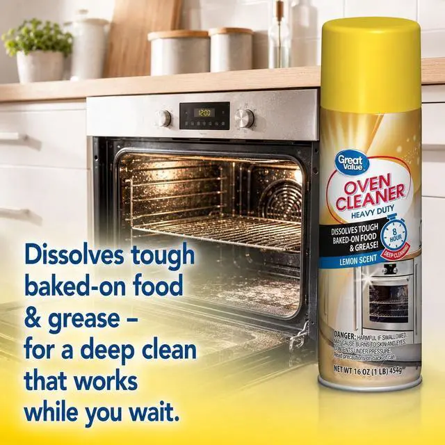 Alt view image 2 of 4 - 16 oz LemonScent Foaming Oven Cleaning Spray, NoHardScraping Formula for Warm & Cold Ovens, Broilers, StainlessSteel Racks and Drip Pans