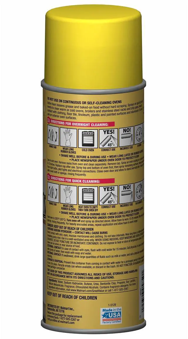 Alt view image 4 of 4 - 16 oz LemonScent Foaming Oven Cleaning Spray, NoHardScraping Formula for Warm & Cold Ovens, Broilers, StainlessSteel Racks and Drip Pans