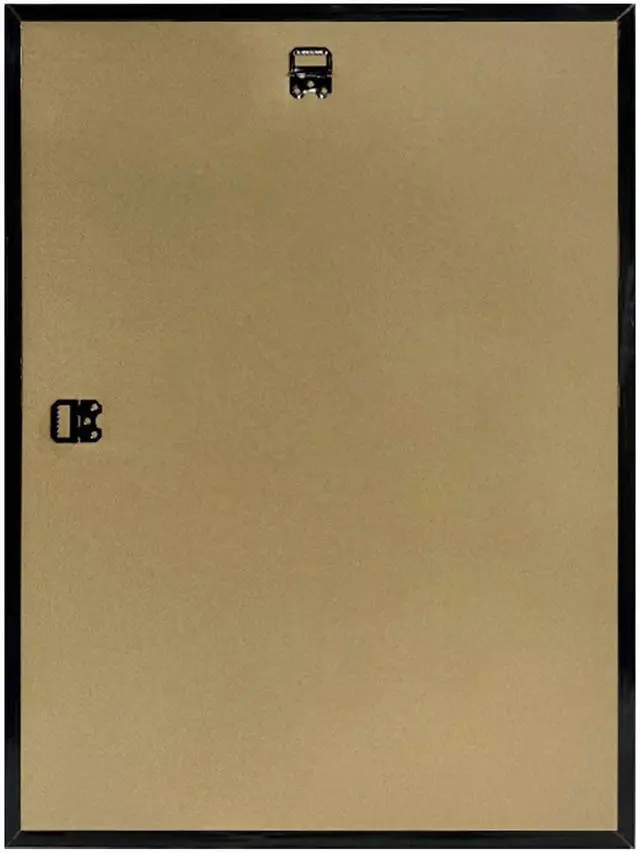 Alt view image 6 of 7 - Mainstays Black 27"x40" Wall Photo Frame, 4Piece Construction with Plastic Glazing & Hard Backing, for Posters, Artwork and Photo Enlargements