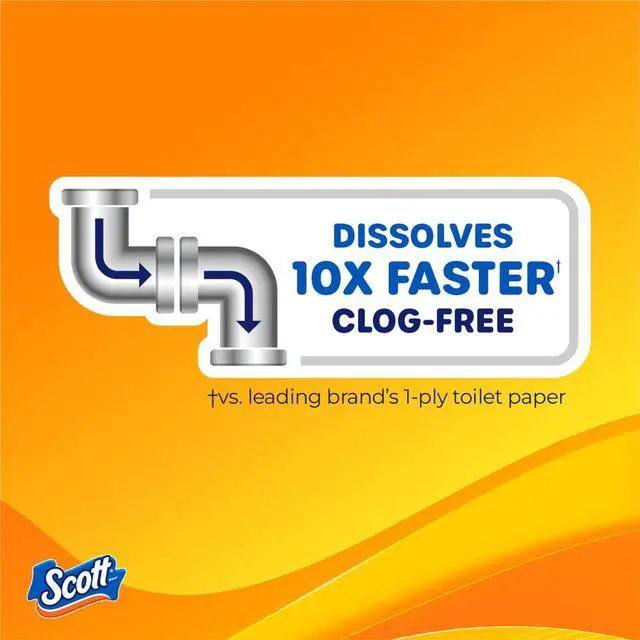 Alt view image 2 of 7 - Scott ComfortPlus LavenderScented Tube Toilet Paper, 12 Mega Rolls (Equal to 48 Regular Rolls), 3X Thicker 4X Stronger SepticSafe Bath Tissue