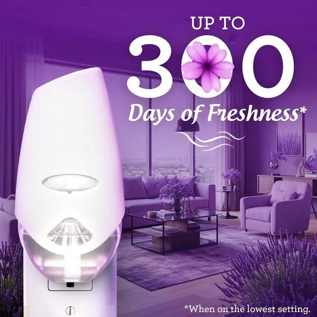 Alt view image 5 of 7 - Great Value 5Pack Blooming Lavender Scent PlugIn Refills, LongLasting Floral Home Fragrance for Bedrooms, Bathrooms and Living Spaces