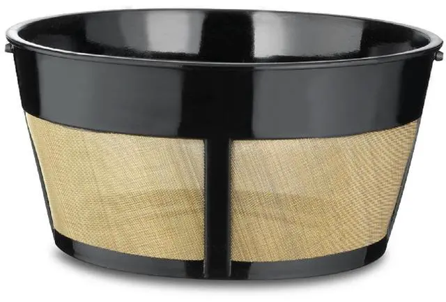 Main image of Café Brew 812 Cup Permanent Coffee Basket Filter, Reusable StainlessSteel Mesh, Enhances Coffee Flavor, DishwasherSafe for Drip Brewers