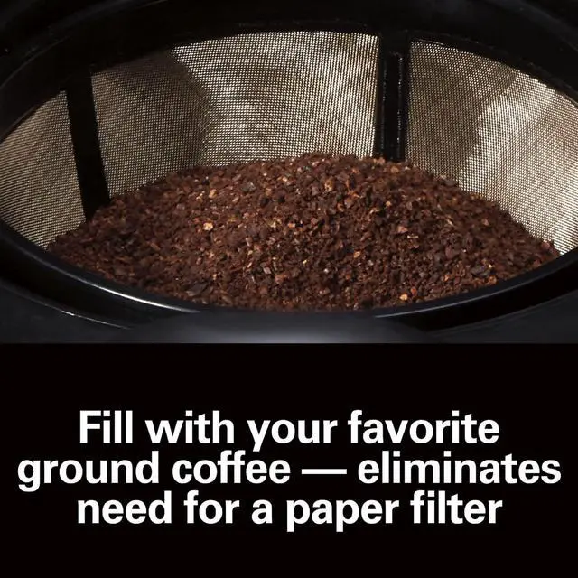 Alt view image 7 of 7 - Café Brew 812 Cup Permanent Coffee Basket Filter, Reusable StainlessSteel Mesh, Enhances Coffee Flavor, DishwasherSafe for Drip Brewers