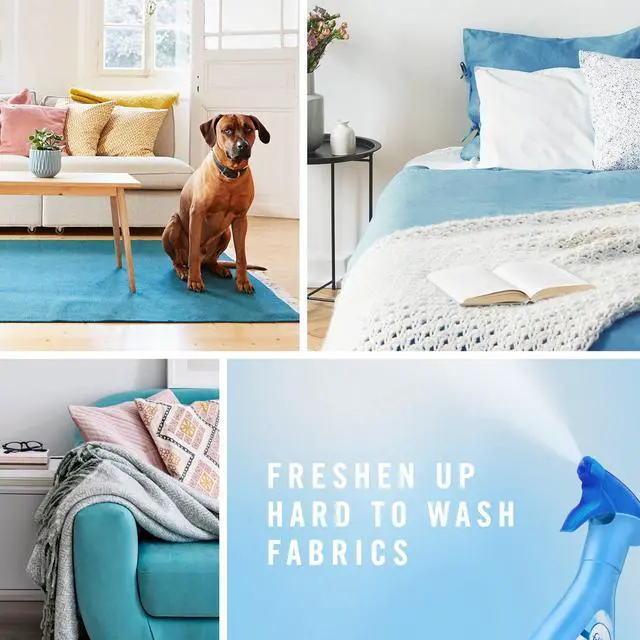 Alt view image 4 of 7 - Febreze 23.6oz Fabric OdorRemoving Spray, Zesty Orange Blossom Fragrance, Refreshes Couches, Pillows, Gym Bags and Stuffed Items