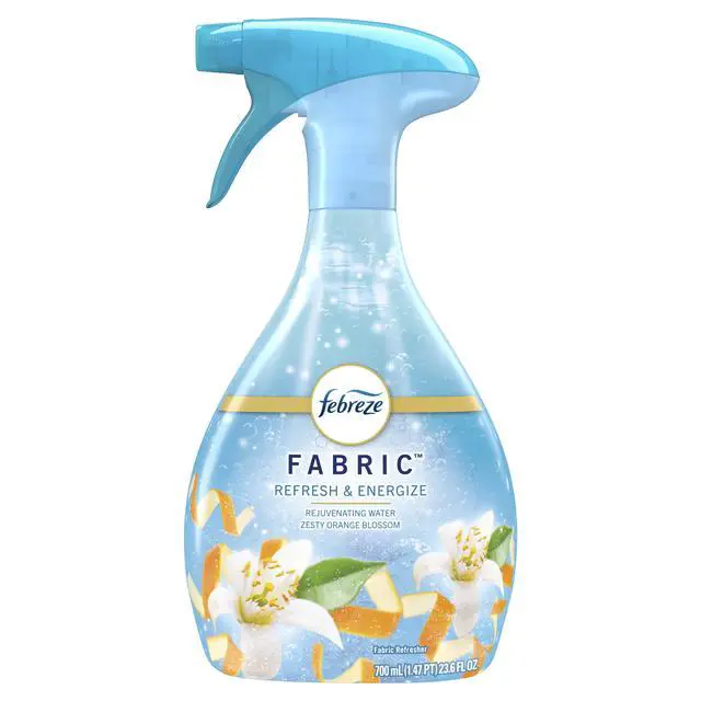 Alt view image 7 of 7 - Febreze 23.6oz Fabric OdorRemoving Spray, Zesty Orange Blossom Fragrance, Refreshes Couches, Pillows, Gym Bags and Stuffed Items
