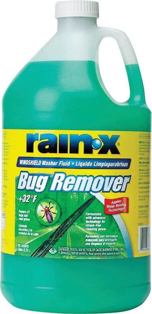 Alt view image 4 of 4 - RainX 2 Pack 1Gal Windshield Washer Fluid, Bug & RoadGrime Remover, WaterBeading RainRepellent for AboveFreezing Temperature Use