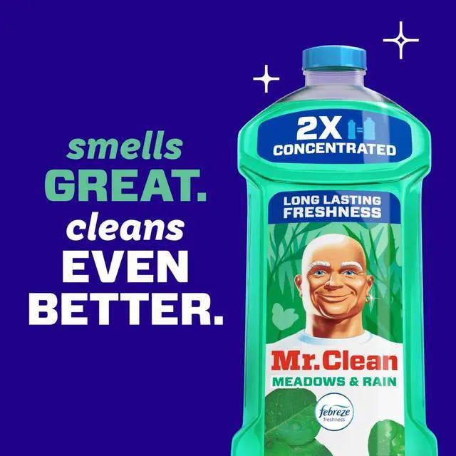 Alt view image 6 of 6 - Mr. Clean 23oz Concentrated AllPurpose Liquid Cleaner, Febreze Scent, Safe for Finished Wood Floors, Kitchen and Bathroom Surfaces