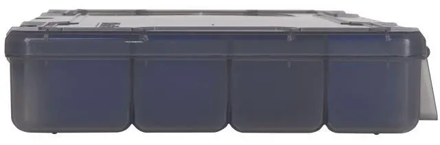 Alt view image 5 of 6 - Fishing Tackle Utility Box by Flambeau Outdoors, Zerust Max AntiCorrosion Protection, 12 Removable Dividers, 24 Compartments for Lures and Bait Storage