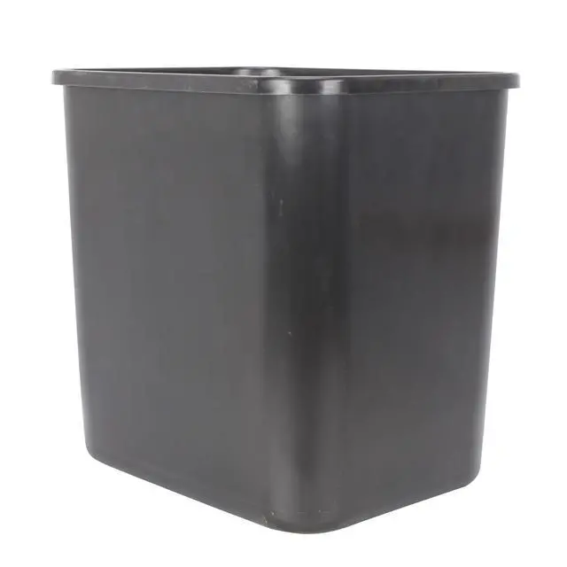 Alt view image 3 of 7 - Mainstays 2Pack 3Gal Compact OpenTop Garbage Bin, Lightweight Polypropylene Trash Container with EasytoWipe Smooth Surface
