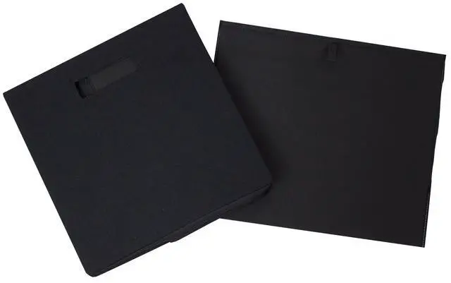 Alt view image 6 of 6 - Better Homes & Gardens Rich Black Fabric Storage Bin, Collapsible Design, 10.56 Gallon for Cube Organizer Systems or Standalone Use