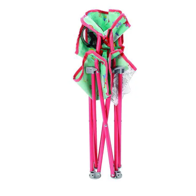 Alt view image 2 of 6 - Crckt UnicornPrint Kids Camping Chair, Safety Lock Mechanism, Folding Portable Chair with ShoulderStrap Carry Bag, 22"×15"×25"