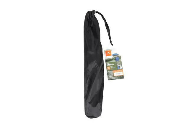Alt view image 6 of 7 - Ozark Trail Chair Umbrella with Universal Clamp, Black, UPF 50 Silver Coating, Flexible Shaft for Adjustable Shade, 42"×42"×31", AdultUse Outdoor ClipOn Shade