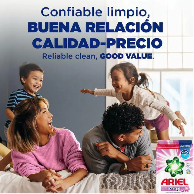 Alt view image 2 of 7 - Ariel Laundry Detergent Powder with Touch of Downy Freshness, 2.7kg, 60 Loads, Safe for White & Colored Fabrics