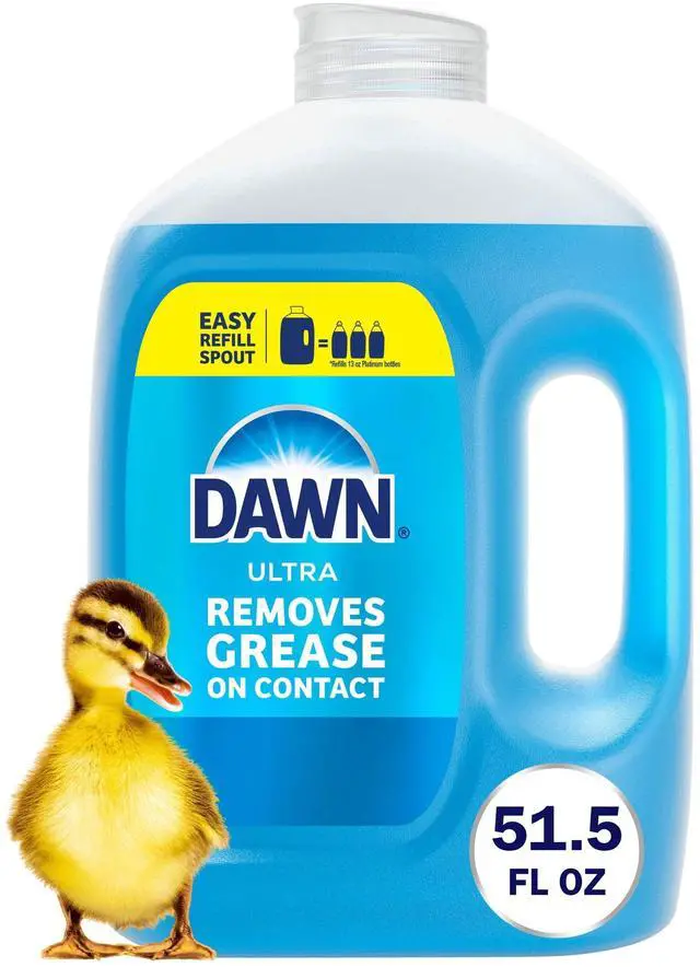 Main image of Dawn Ultra Original Dish Soap Refill Jug, 51.5 oz Concentrated GreaseFighting Liquid Dish Detergent with EasyPour Spout