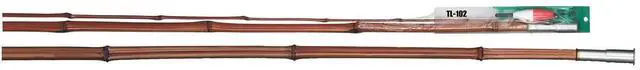 Main image of B'n'M Pole Company 10Foot Jointed Bamboo Fishing Pole, SlipJoint Design, Complete With Line, Hook, Float & Sinker